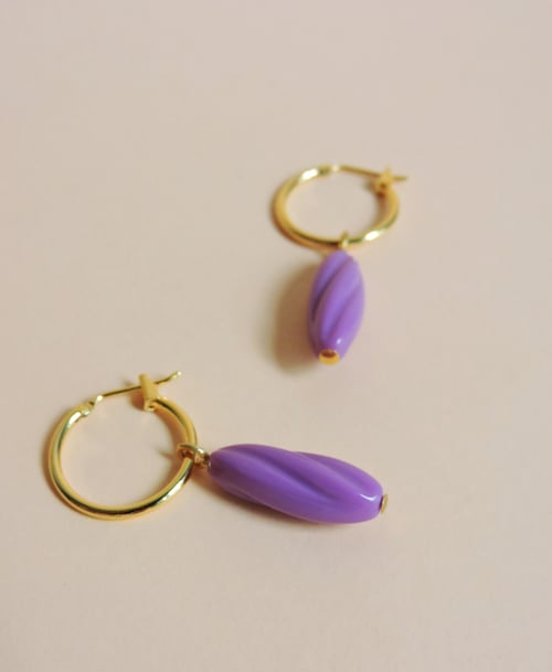 Image of Pendientes FRIDA - Morado
