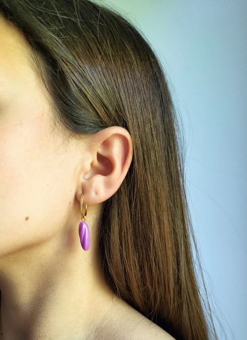 Image of Pendientes FRIDA - Morado