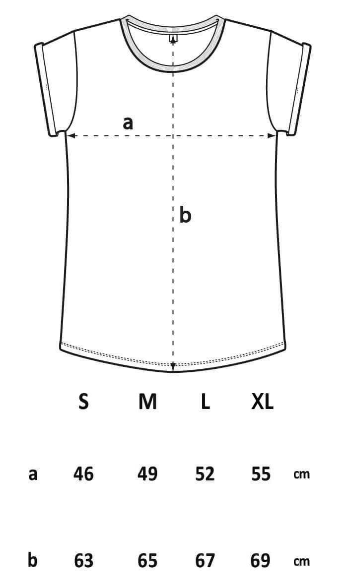 Image of girlie lyric shirt „das meer“