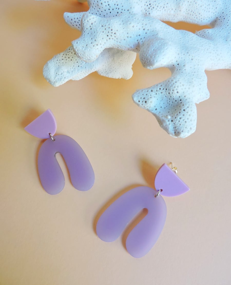 Image of Pendientes IRIS - Lila