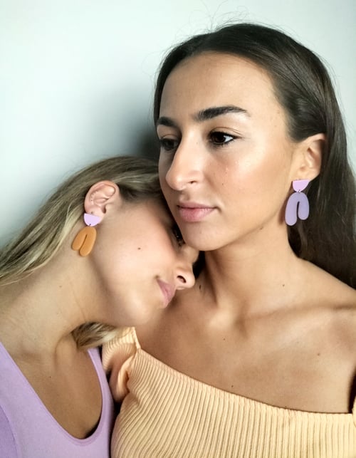 Image of Pendientes IRIS - Lila