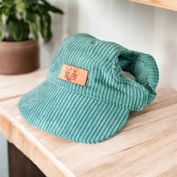 Image 1 of Mint Green Corduroy Pet Hat