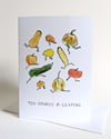 Ten Gourds A-Leaping Card