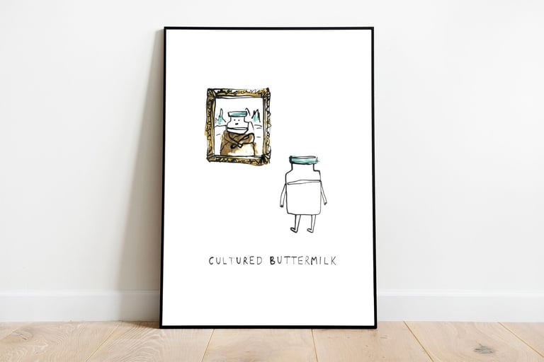 Cultured Buttermilk // Signed Print
