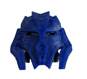 Image of Bionicle Kanohi Mask of Intangibility by KhingK (FDM Plastic-printed, Dark Blue)