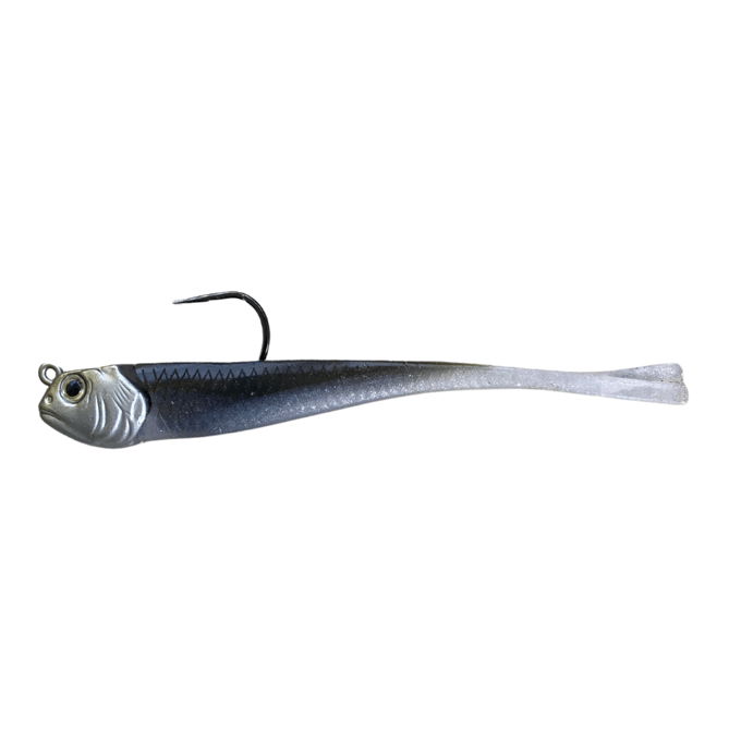Image of Split-Tail Smasher - Rigged 1 oz Jighead with 4" Soft Baits 