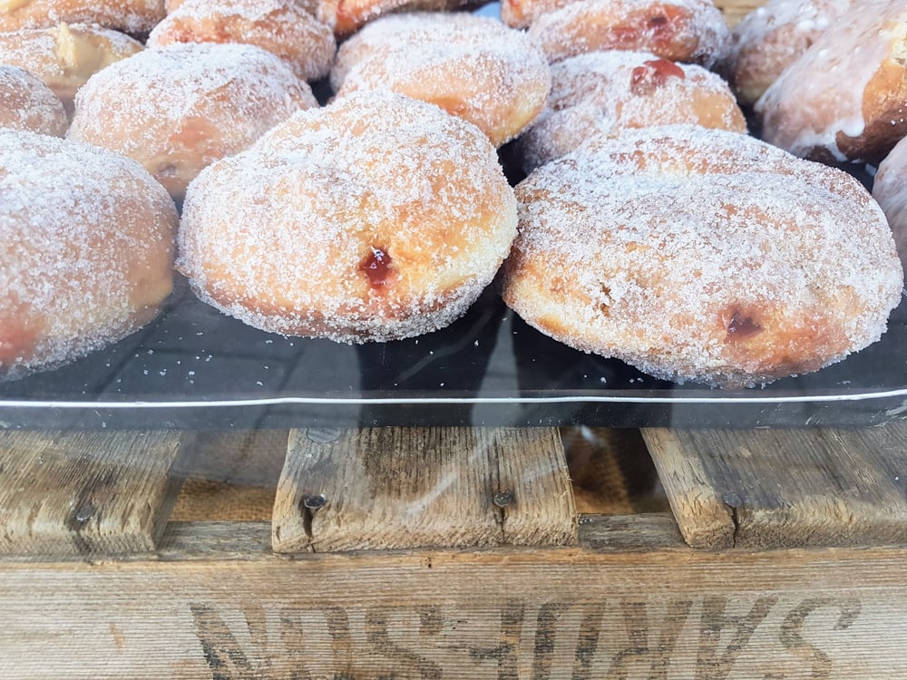 Image of Sourdough Jam Doughnuts - Box of 4
