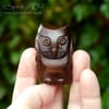 Irish Bog Yew Owl Amulet (DAM512)