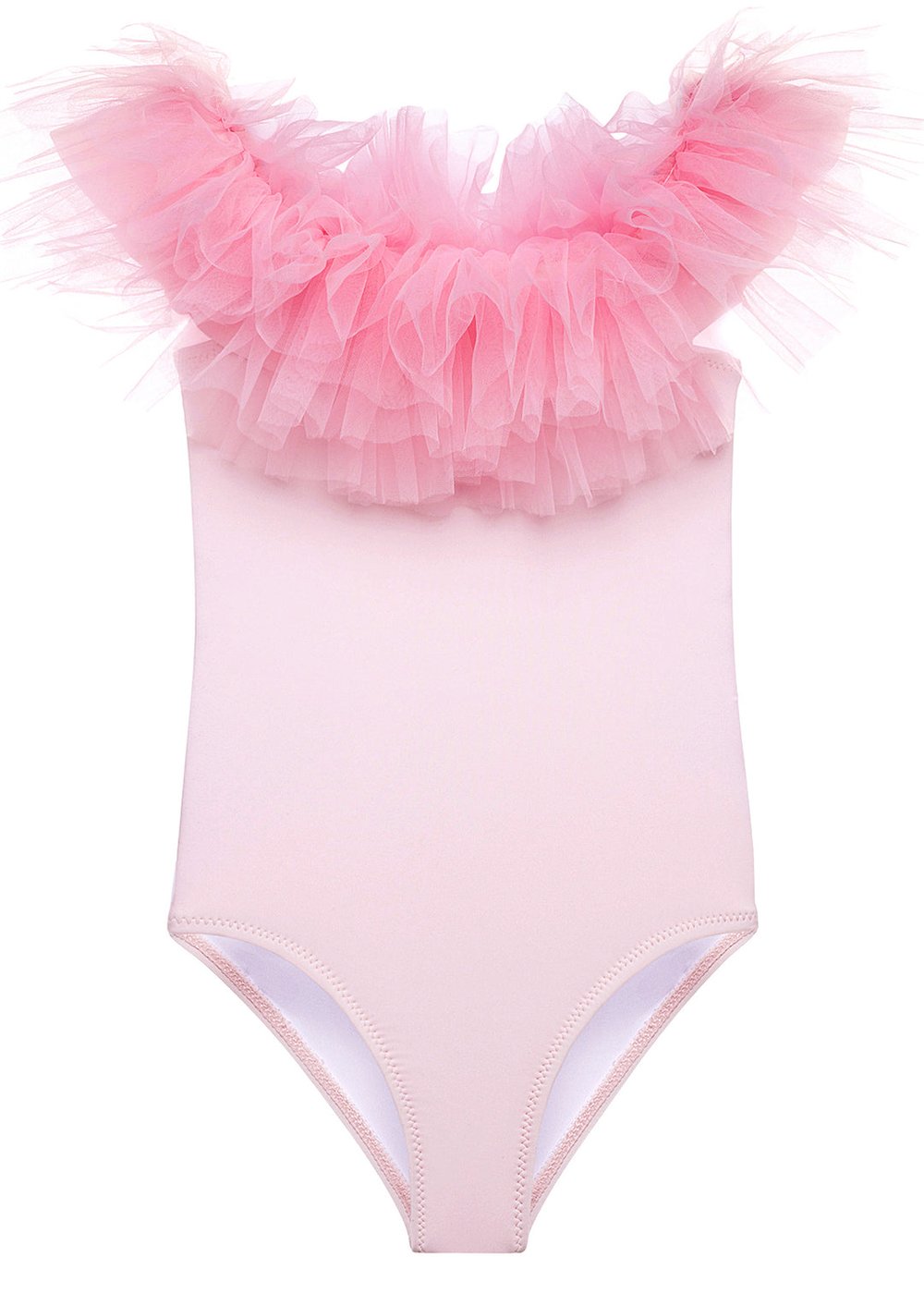 Image of Pink Tulle Swimsuit
