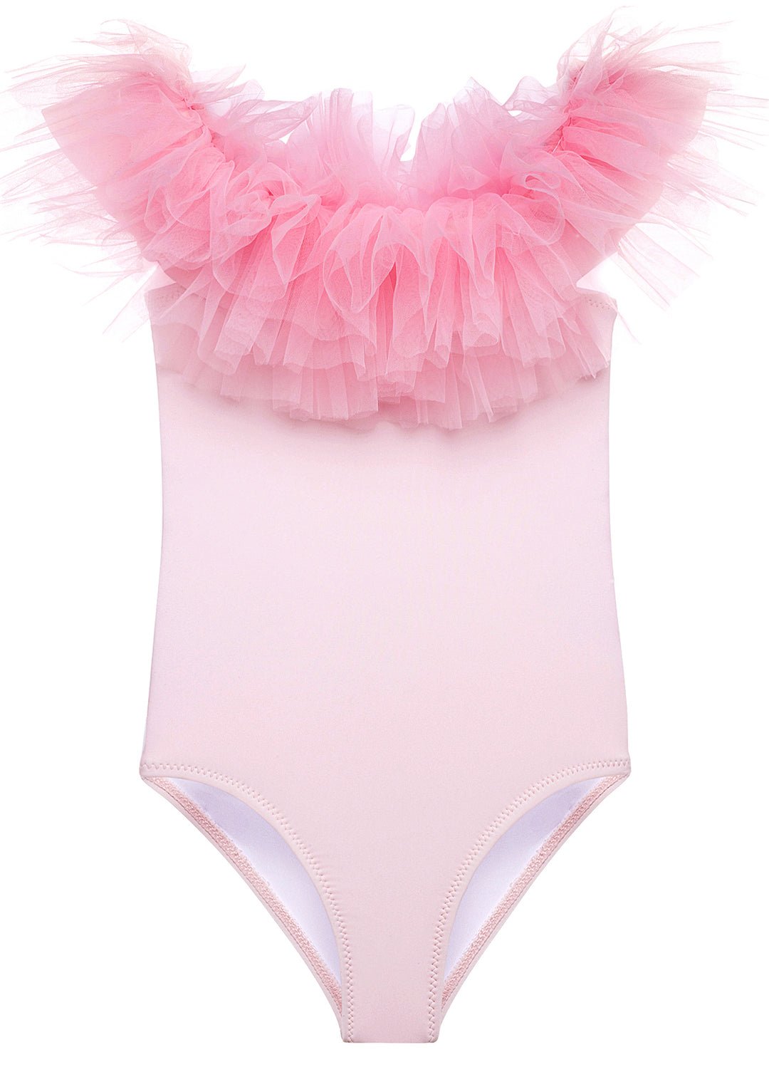 Image of Pink Tulle Swimsuit