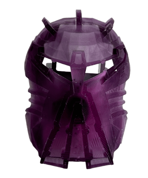 Image of Bionicle Kanohi Ignika (Resin-printed, Trans-purple)