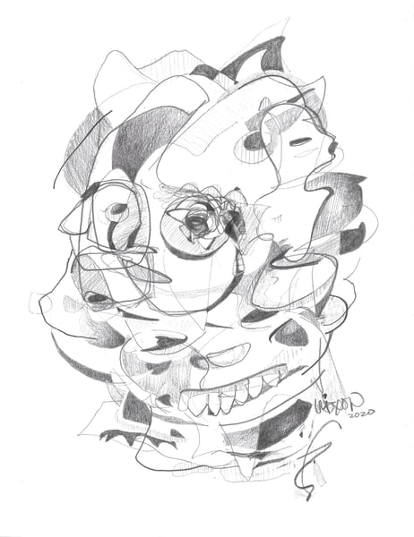 Image of cut your teeth drawing