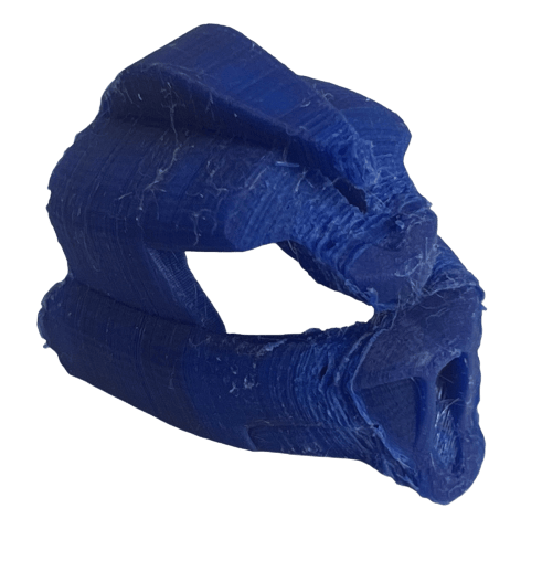 Image of Bionicle Kanohi Mask of Intangibility by Rothanak (FDM Plastic-printed, Dark Blue)