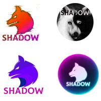 Shadow Logo Stickers - 9pc