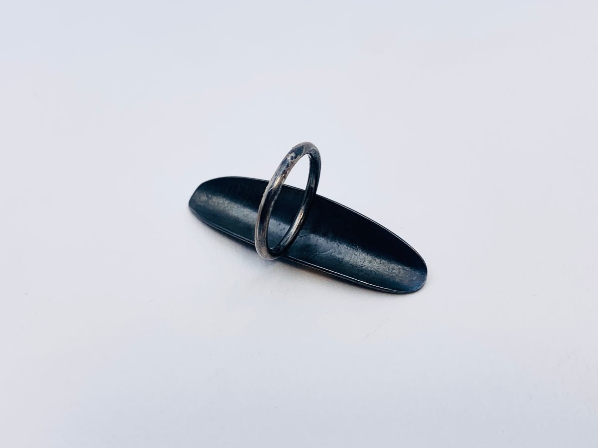 Textured Oval Ring by Kelly Draper