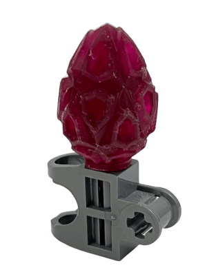 Image of Bionicle Nui Stone by KhingK (Resin-printed, Trans-Red)