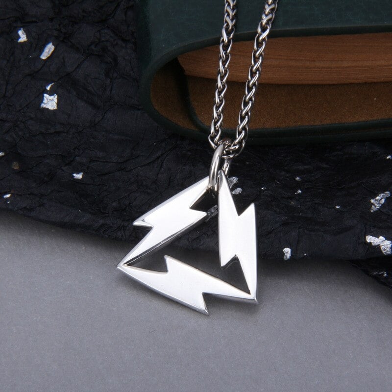 Triple Lightning Bolt Pendant