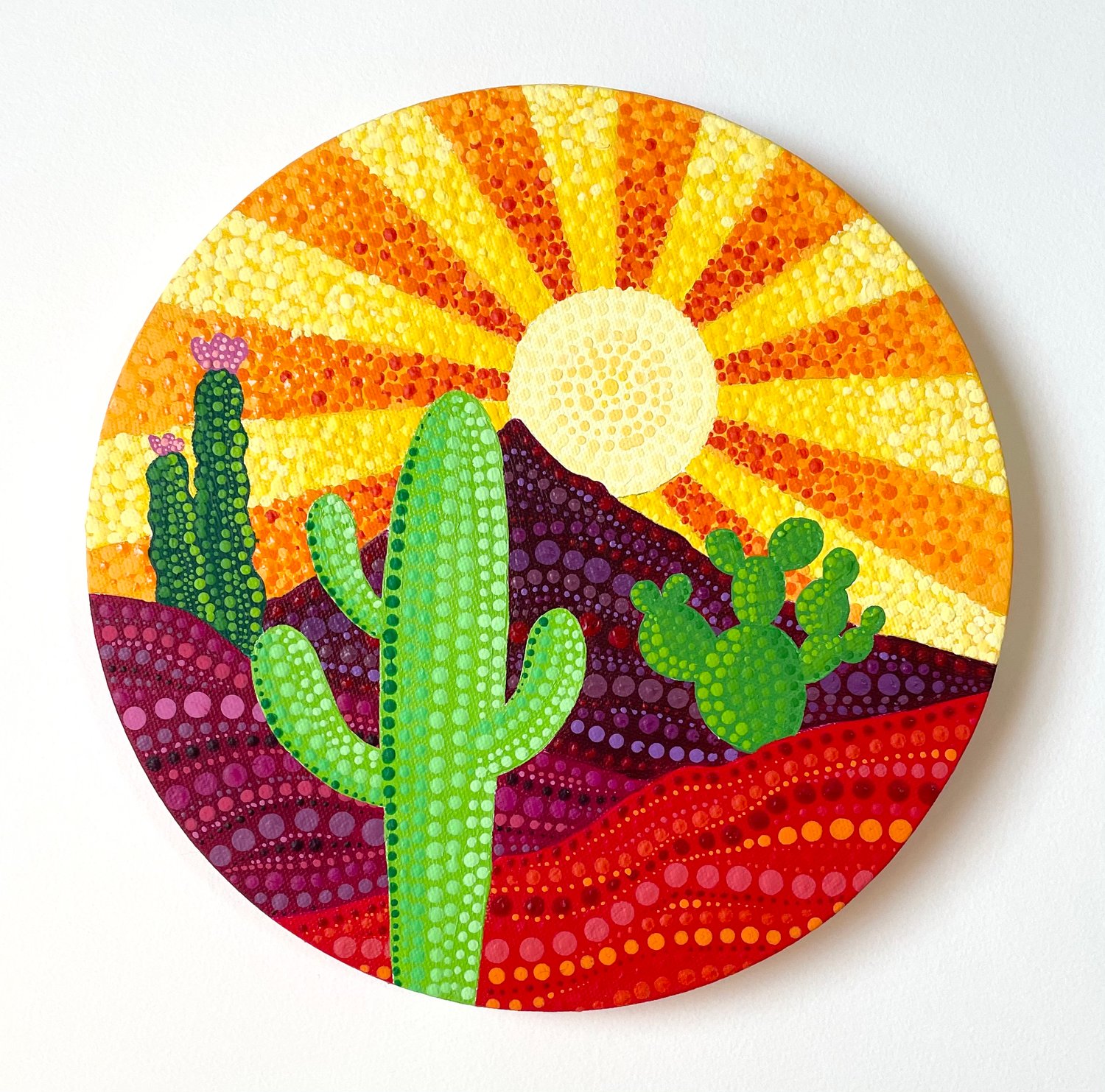 Dotted Cactus Sunset