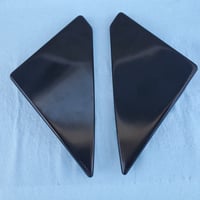 Image 3 of 88-91 Honda CRX Mirror Adapter Block Off Plate Set FRP A010422