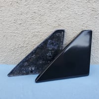 Image 1 of 88-91 Honda CRX Mirror Adapter Block Off Plate Set FRP A010422