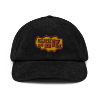 Image 1 of BLACK CORDUROY "KRAB" HAT