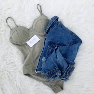 Image of Crop Denim Jacket 