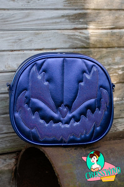 Image of Crosswind Creeper - Electric Blue Textured with Periwinkle Glitter