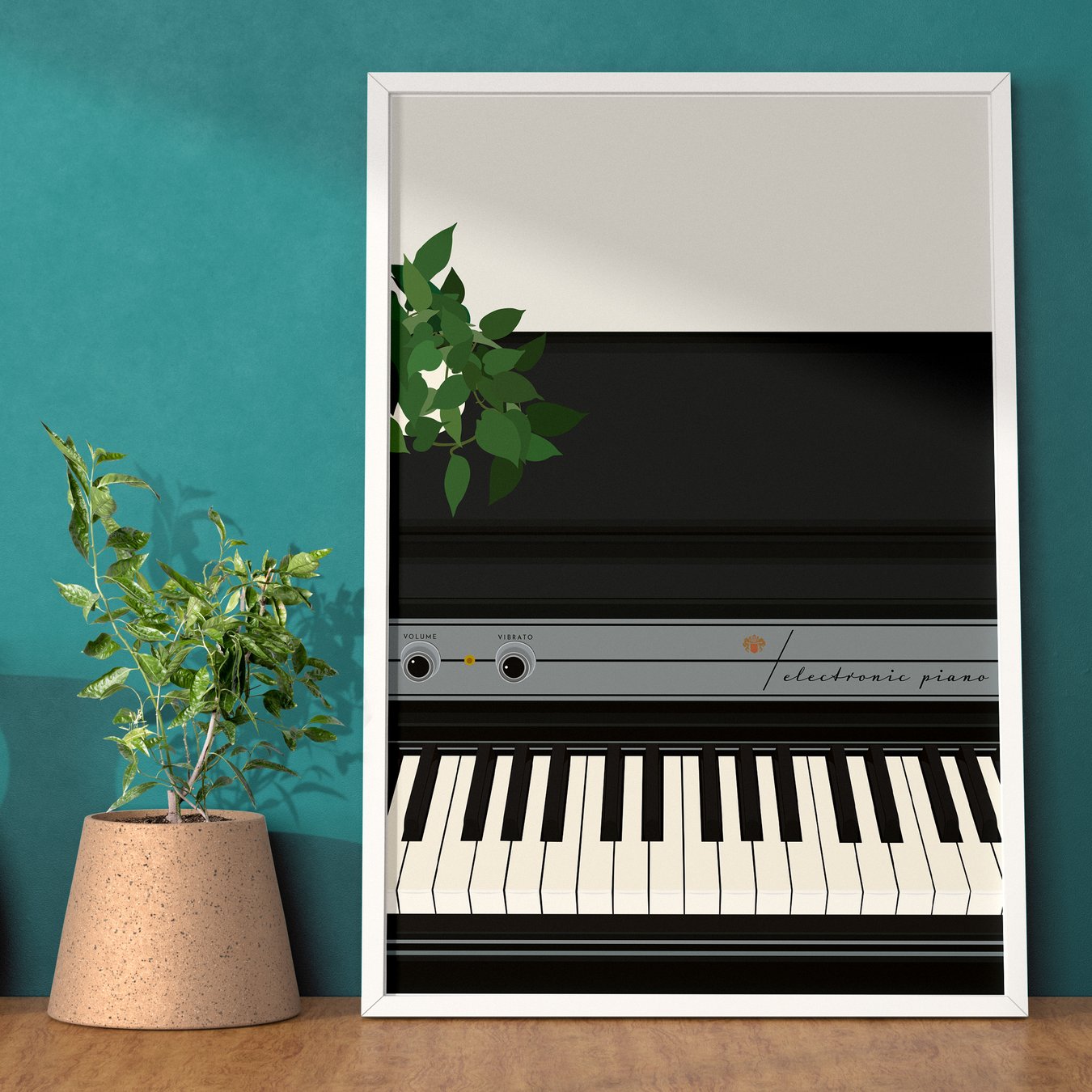 Image of Electric Piano Keys Print