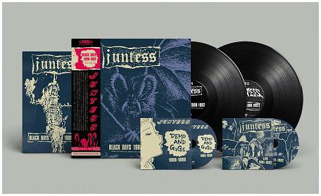 Image of JUNTESS - "Black days: 1988-1992" 2xLp + 2xCD