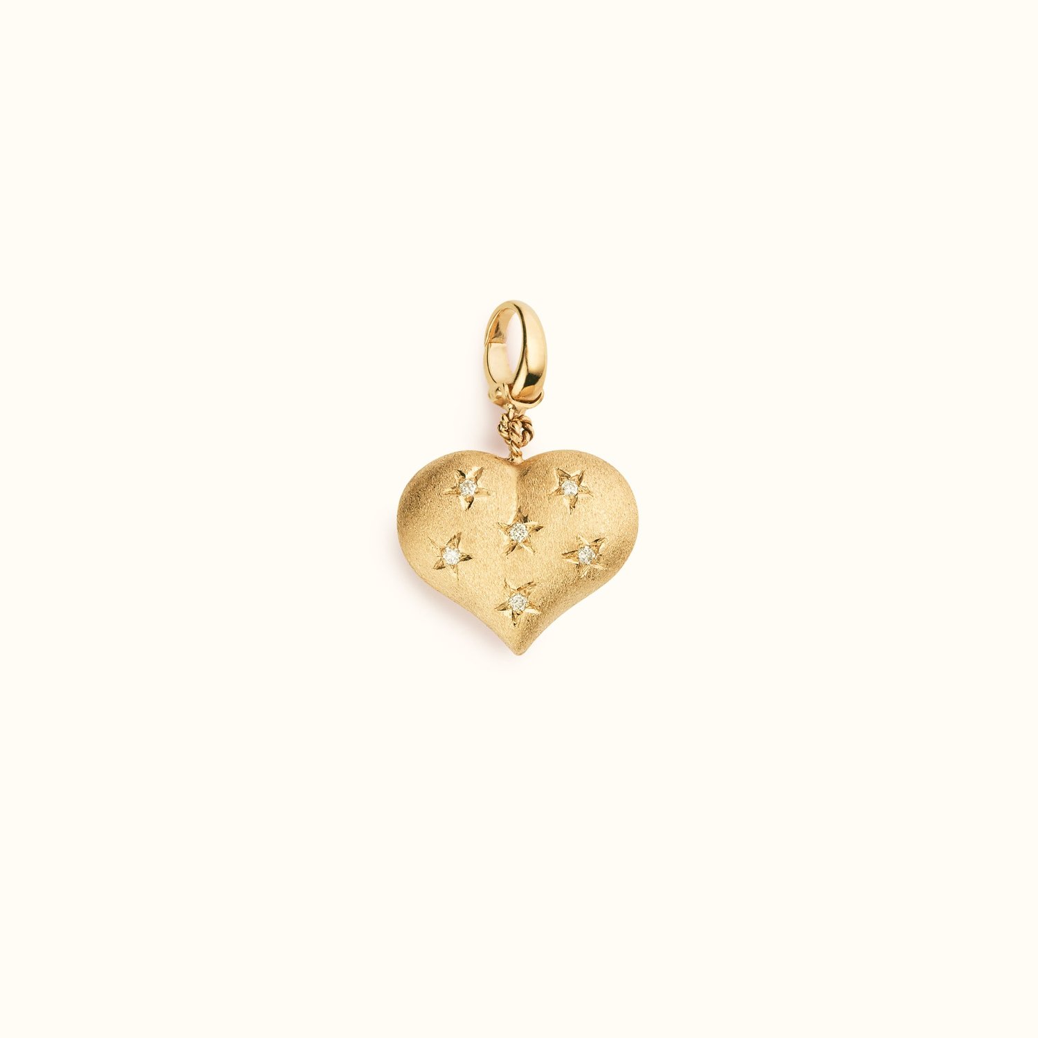 Image of CHARM HEART COCO OR JAUNE OU ROSE.