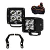 3" C-Series C3 LED - Pillar / Ditch Mount - 2-Light System - 12W Spot Beam - for 16-22 Toyota Tacoma