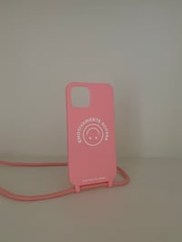 Image 2 of ES PHONE CASE PINK WITH STRAP -  LIMITED EDITION
