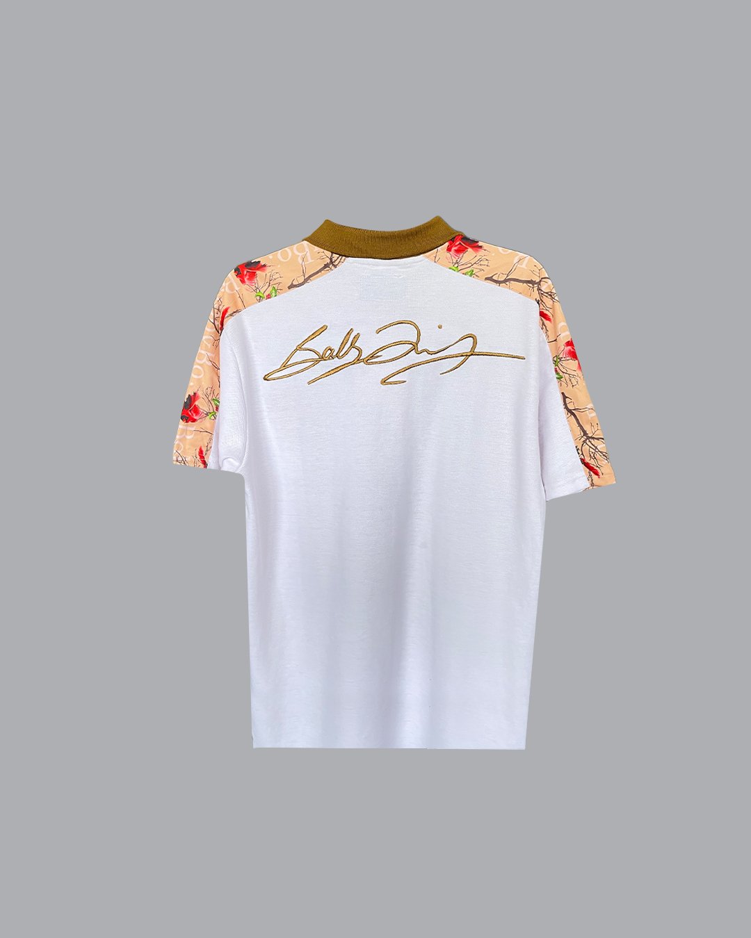 Image of The Red Bird Polo in White