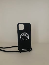 Image 2 of ES PHONE CASE BLACK WITH STRAP