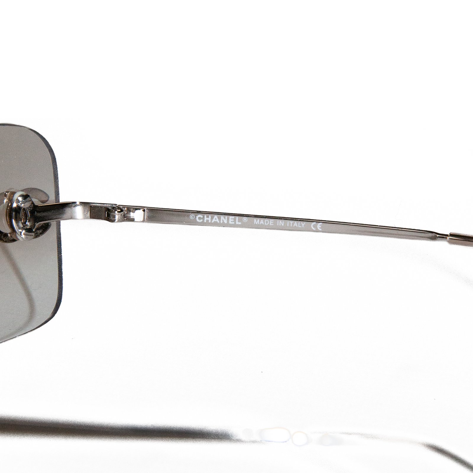 M*様 CHANEL Clear Lens Rimless Sunglasses シャネル CHANEL リムレス フレームレス クリア ココマーク サングラス