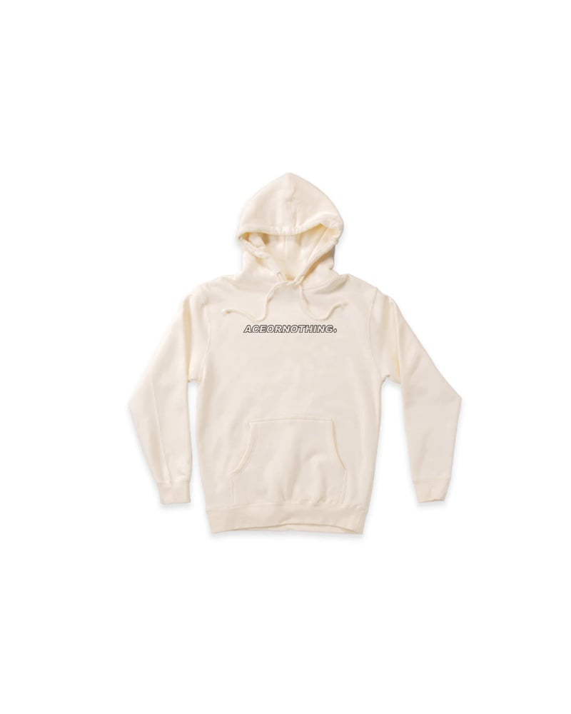 Image of ACE CUBE Pullover Hoodie - CREAM