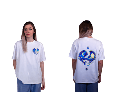 Image of camiseta heartbreaker blanca