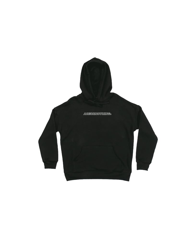 Image of ACE CUBE Pullover Hoodie - BLACK