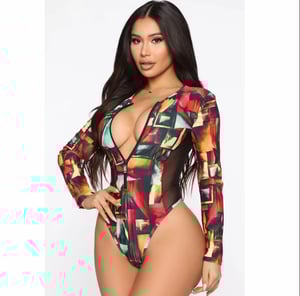 Geometric Hot Girl 