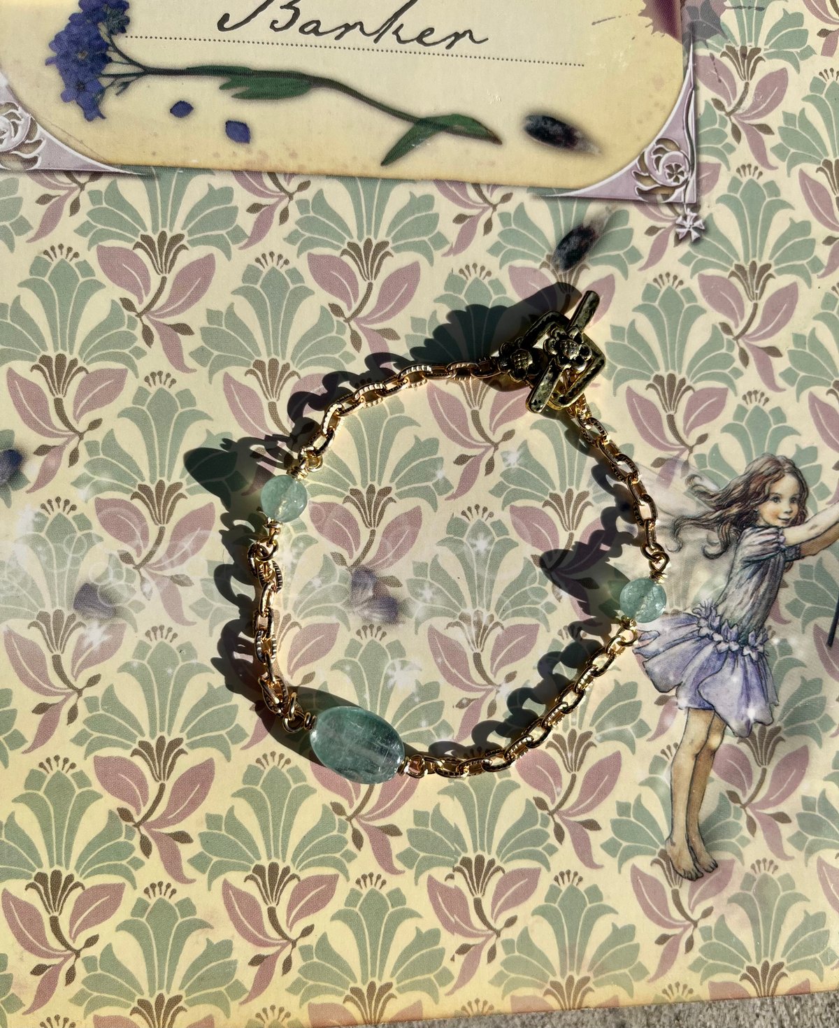 Image of blue kyanite bracelet 