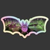 Aurora Bat-ealis Holographic Sticker