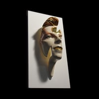 Image 5 of Gold Edition 'Ziggy Flash' David Bowie Face Sculpture