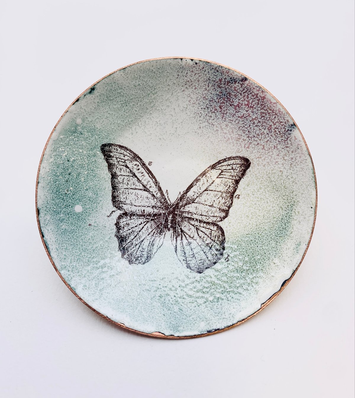 Enameled Butterfly Dish by Kelly Draper