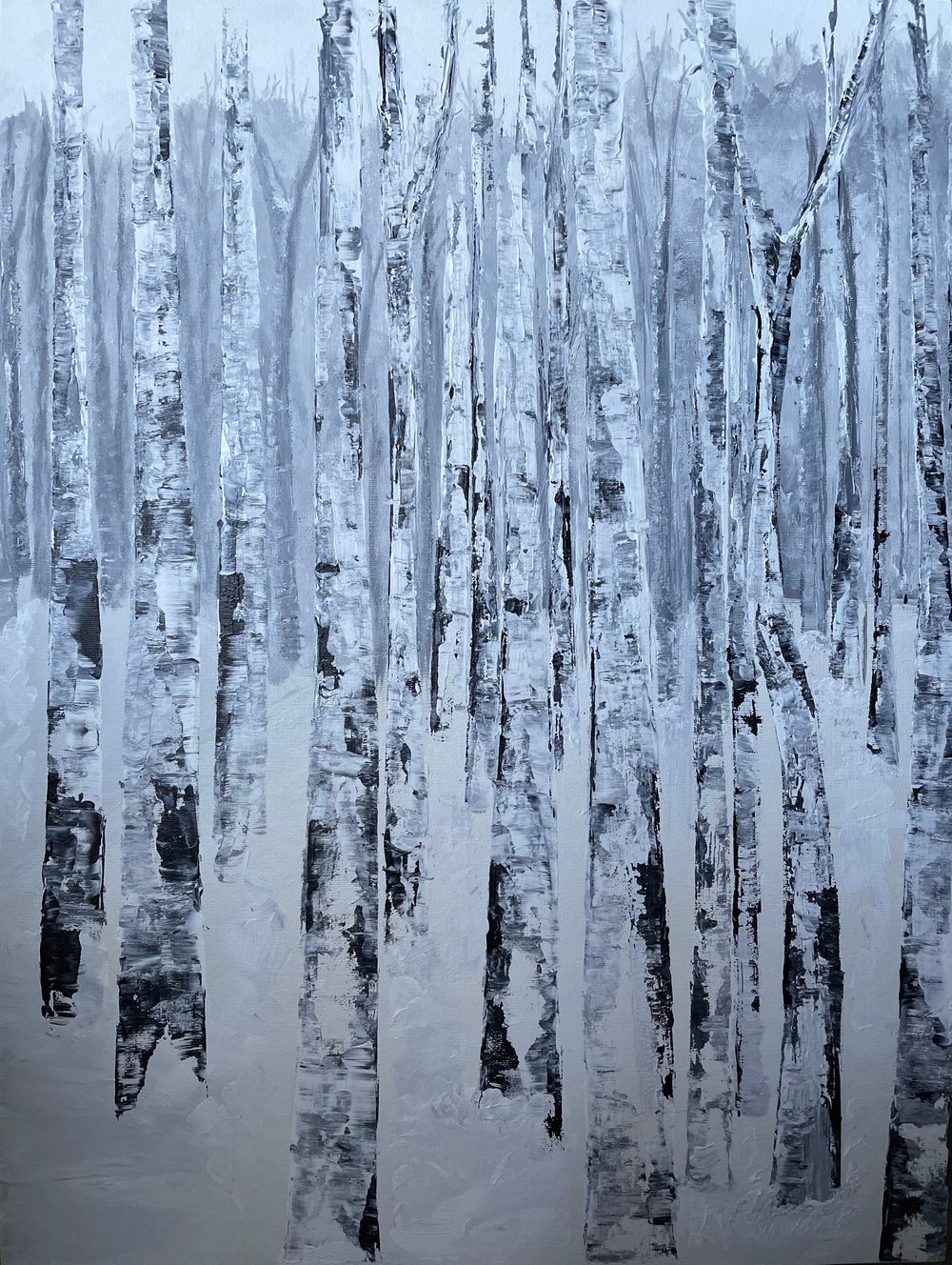 Image of winter birches