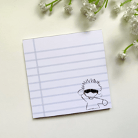 Image 1 of gojo school doodles memo pad 