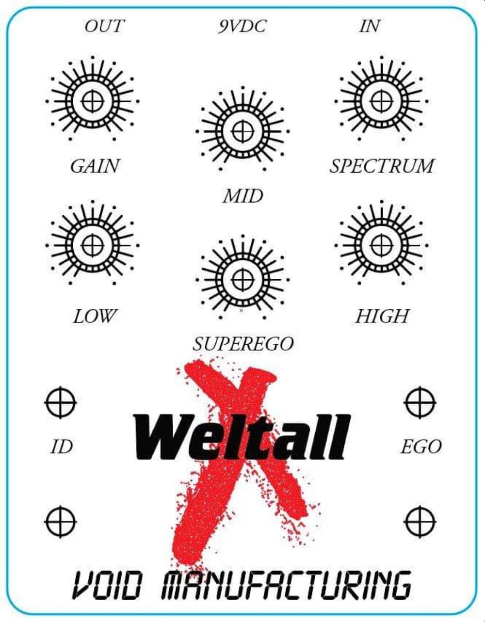 Weltall  V2 Variable universal parametric overdrive pre sale