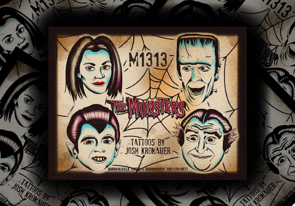 Image of The Munsters Flash Sheet Print
