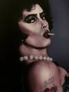 Frank-n-Furter (Tim Curry, Rocky Horror Picture Show 1975) // Original Painting Print