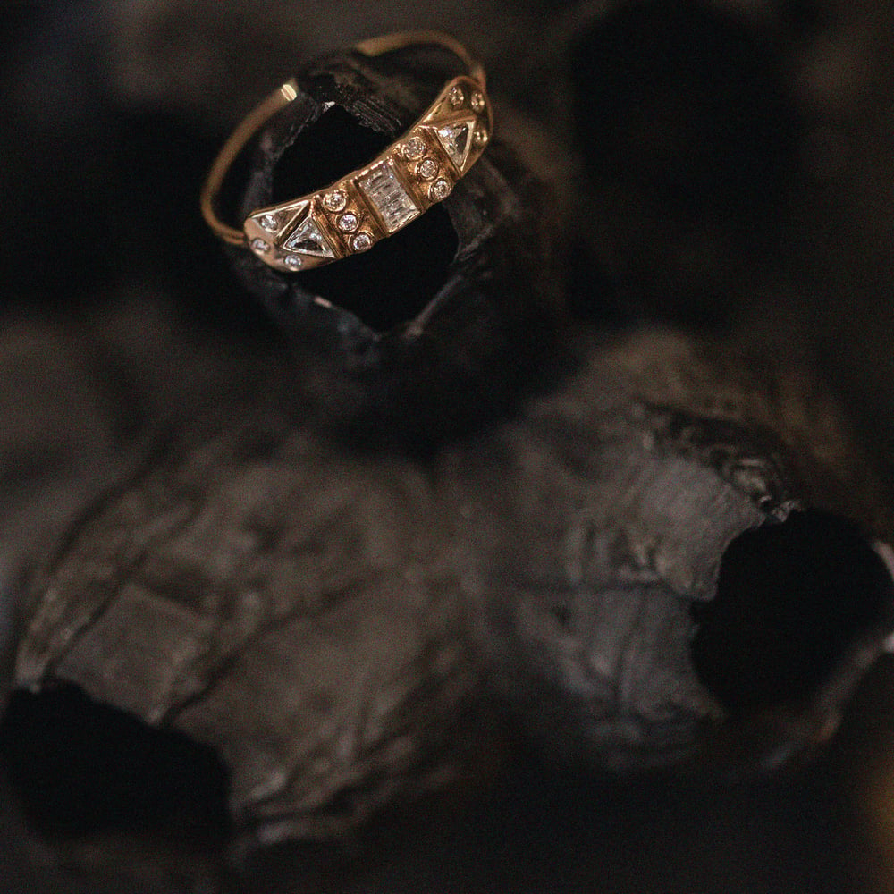 Image of BAGUE TOTEM DIAMANTS.