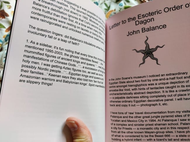 Man is the Animal: A Coil Zine - Issue 2 READING COPIES